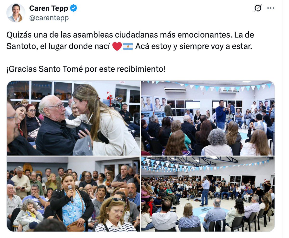 _charlycardozo's tweet photo. En el día de la #VirgenDelRosario y el #Tricentenario a @carentepp solo le interesó rapiñar puestos con su cara en las inmediaciones pero no se sintió parte de la gran fiesta de la gente. Ni un posteo dedicó a la ciudad en su día. Parece que es más importante pedir por CFK libre. https://t.co/QKxRsu5xaA