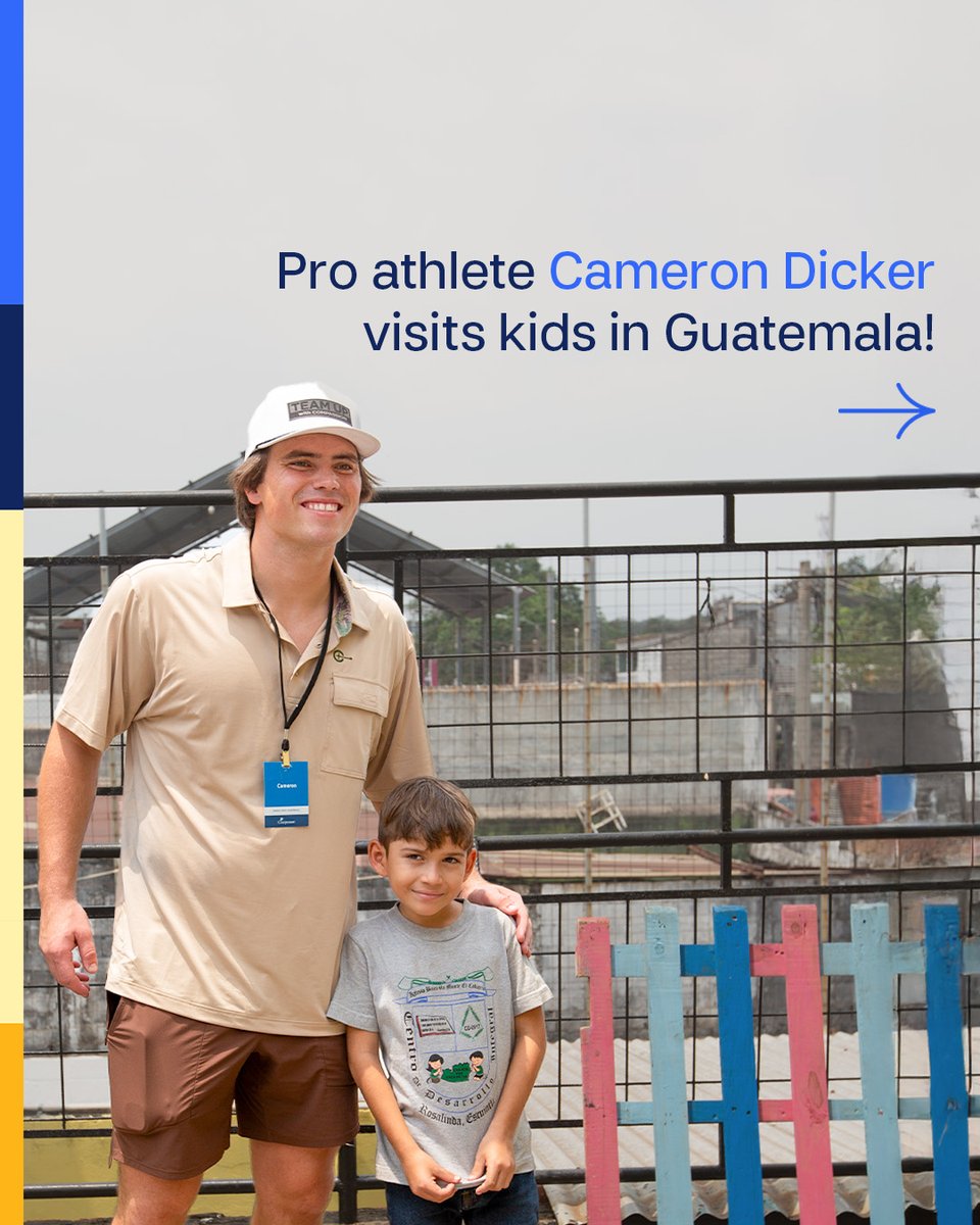 compassion's tweet image. Smiles all around! Kids in Guatemala lit up when pro football player Cameron Dicker spent the day playing with them. 

Compassion is thrilled to be partnering with professional athletes like Cameron to bring hope and joy to children living in poverty.