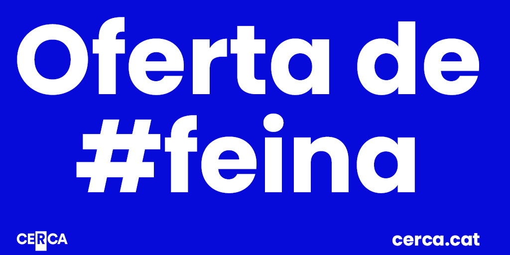 📢 Busques una oportunitat en ciència oberta?

Obrim convocatòria per a personal tècnic amb passió per la #CiènciaOberta i el sistema de recerca català.

✅ Contracte temporal per substitució.
✅ Data límit: 24/10/2025

ℹ️👉 f.mtr.cool/yescjwjisj

#SomCERCA #Recerca