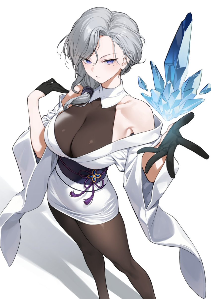 #見た人も無言で銀髪or白髪をあげる