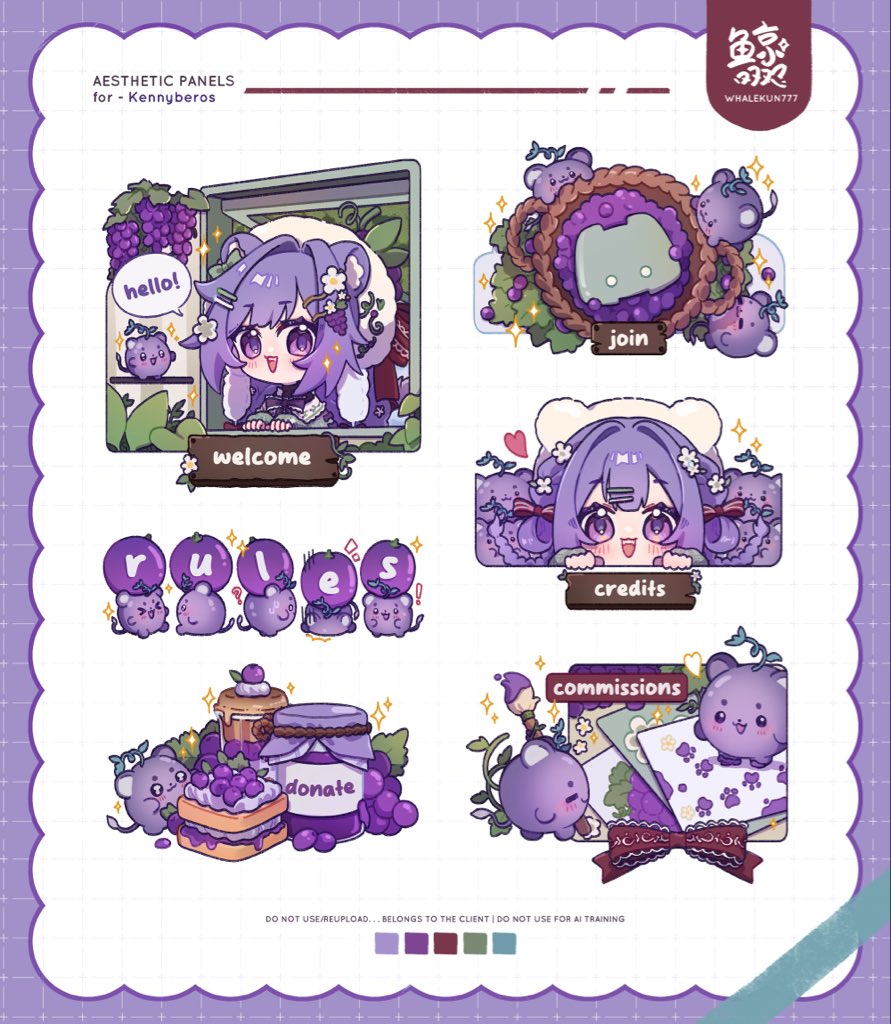 twitch panel cm for @.kennyberos 💜