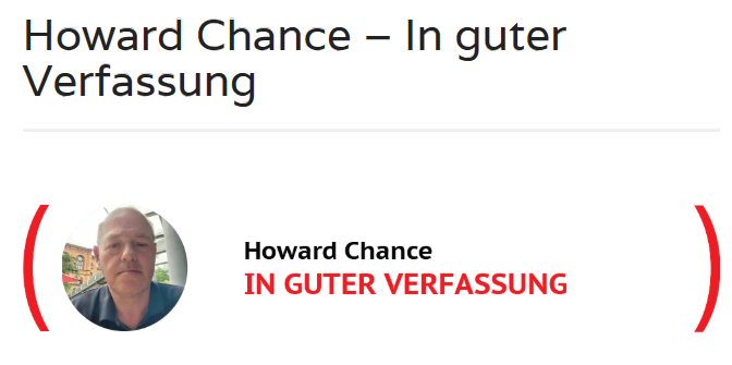 Berater Howard Chance wünscht sich, dass die Prostitution in Deutschland in guter Verfassung bleibt und die Unsinigkeit eines Sexkaufverbots erkannt wird: kein-sexkaufverbot.de/2025/08/02/how…
