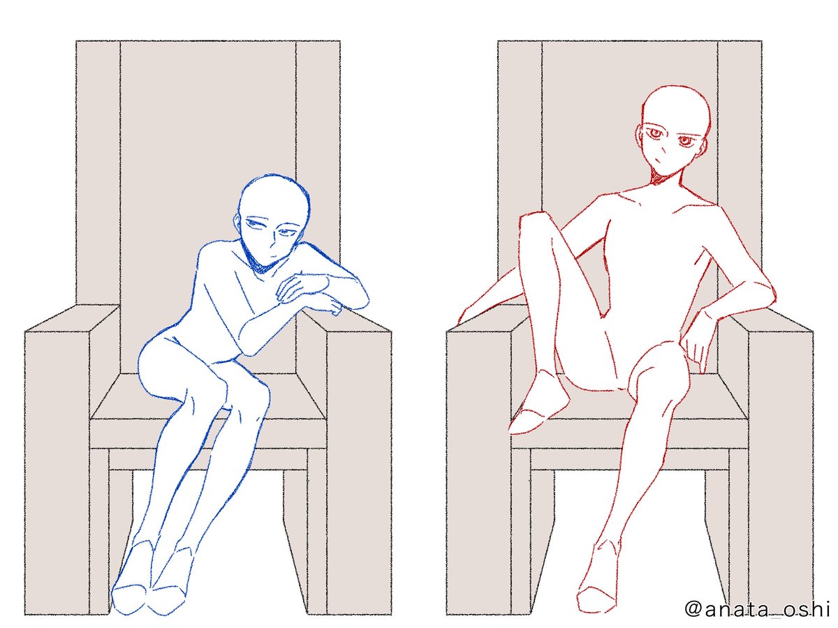 あなたの推しで描いてくれ@トレス素材 tweet media