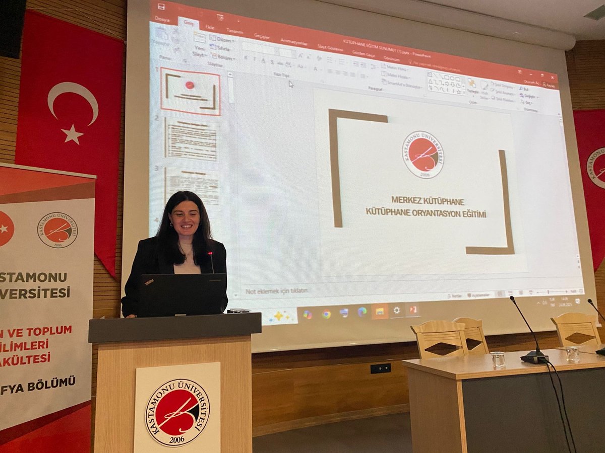 kastunkutuphane's tweet photo. 2025-2026 Eğitim-Öğretim Yılı kapsamında, Orman Fakültesi ile İnsan ve Toplum Bilimleri Fakültesi Coğrafya Bölümü öğrenci ve akademisyenlerine yönelik oryantasyon eğitimleri düzenlenmiştir. https://t.co/YYEATbMl85