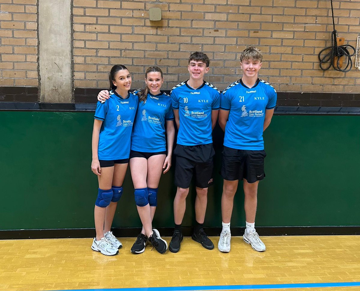 kyleacademy_pe's tweet image. Well done to all of our pupils who participated in the West of Scotland Volleyball Festival this week. Kyle A and Kyle B both reached the final with Kyle A taking the win! Awesome job!