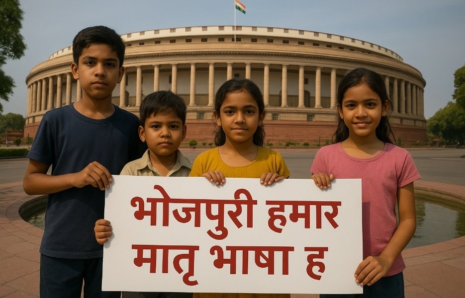 Prasarbhojpuri's tweet image. आखिर संसद से दूर काहे बा भोजपुरी?
भारत जइसन देश में, भाषा खाली बात करे के साधन ना ह, बल्कि संस्कृति, पहचान आ लोकजीवन के आत्मा भी ह। ओही में से एगो सबसे समृद्ध भाषा ह — भोजपुरी।
ई खाली पूर्वांचल के बोली ना ह, बल्कि करोड़ों लोगन के भावना, संस्कार आ अस्मिता के पहचान ह...