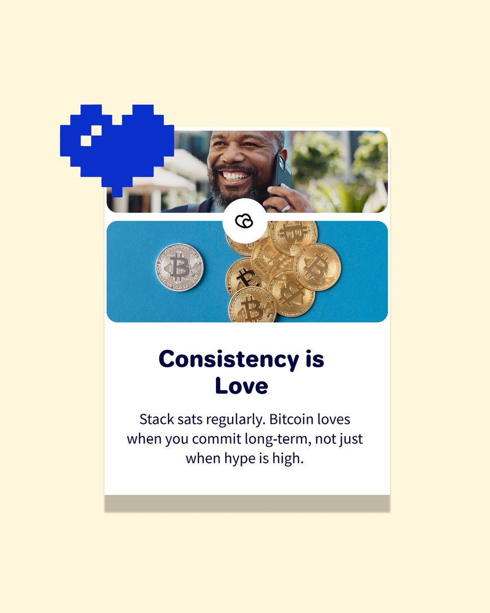 ipayBTCapp's tweet image. 𝐈𝐟 𝐁𝐢𝐭𝐜𝐨𝐢𝐧 𝐡𝐚𝐝 𝐚 𝐥𝐨𝐯𝐞 𝐥𝐚𝐧𝐠𝐮𝐚𝐠𝐞?😍

It wouldn’t be words, it would be actions.
Understand it. Stay consistent. Be patient.
That’s how you show real love to BTC. 🚀✨

#Bitcoin #LoveLanguage #StackSats