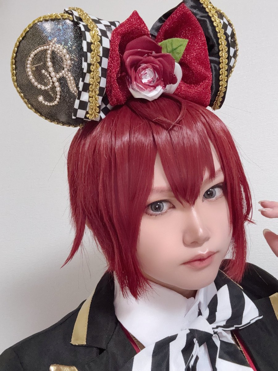 今月末にやるので練習……
カチューシャは作ったやつ🥰