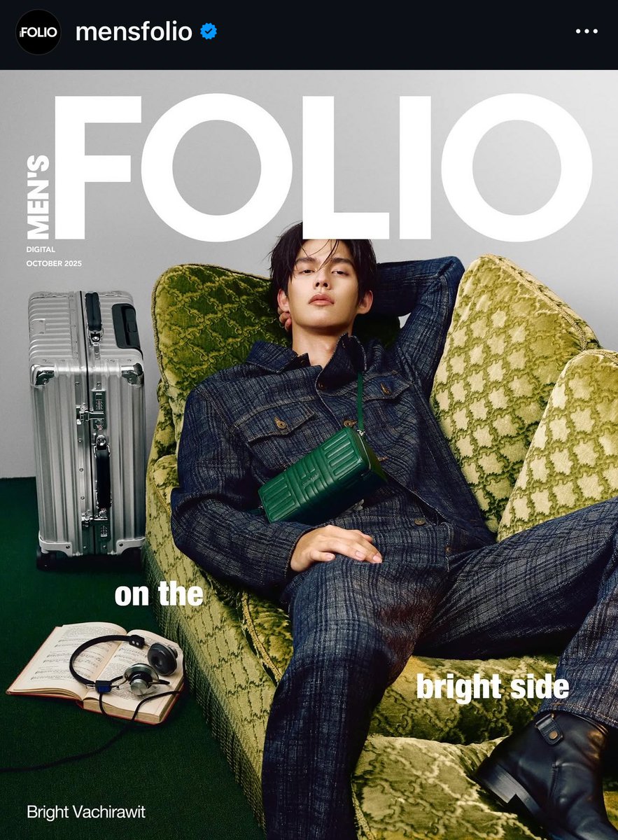 tamako_bbr's tweet photo. "For the first time, he's free. He's evolved. He's turning away from fan-fiction fantasy to focus on the diﬃcult, unglamorous work of becoming a long-term artiste and entrepreneur." 
captions so him perfectly. it makes me cry🥹🤍

#bbrightvc @bbrightvc 
#MensFolioxBright https://t.co/tj00VdGh2y