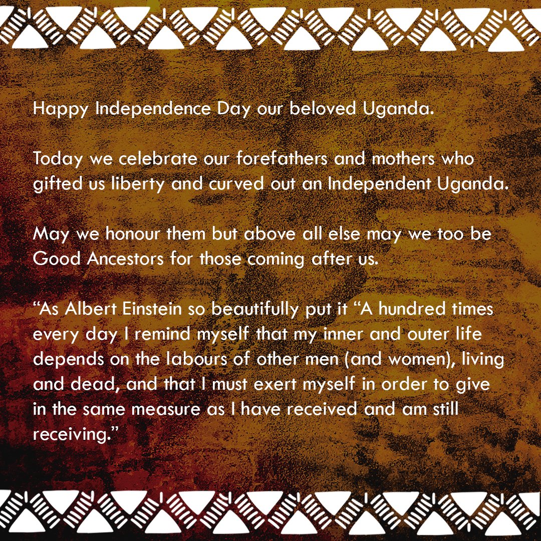 Happy Indepence Day, Our beloved Uganda 🇺🇬