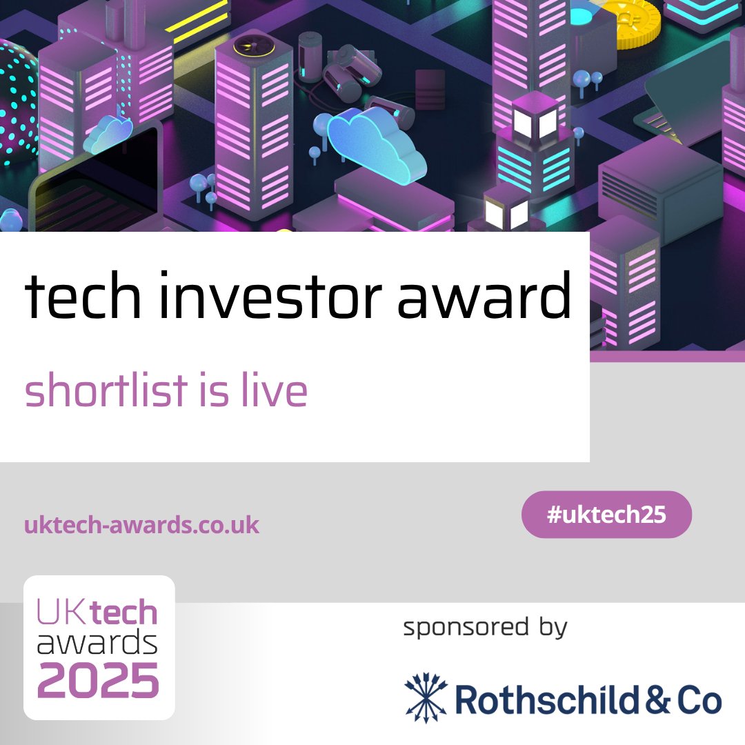 UKtech_awards's tweet photo. Join us in congratulating those shortlisted for the tech investor award, sponsored by @Teneo, at this year's UK tech awards 2025 - they are @adventintl, BGF, @IndexVentures, LDC, @OnePeakPartners, Phoenix Court. We look forward to crowning the winner on 13 November! #uktech25 https://t.co/7XKXvkoSHr