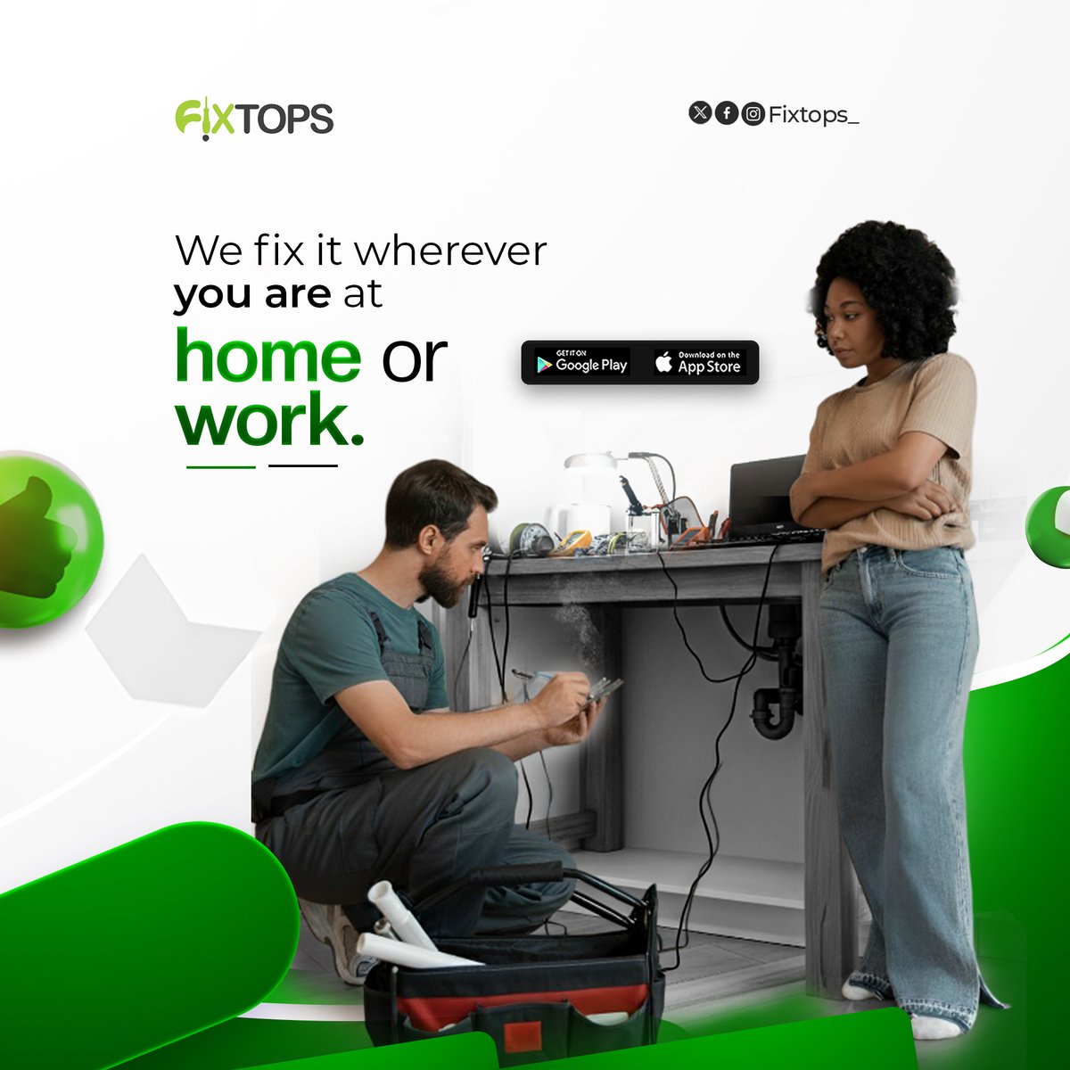 FixtopsMobile's tweet photo. We fix it wherever you are, at home or work!
No more long queues or delays. Our expert technicians come straight to you for fast, reliable, and affordable repairs.
Book a repair today and let’s get it fixed!
#WeFixIt #DoorstepRepair #DeviceRepair #TechSolutions #PhoneRepair https://t.co/8aE7uIFSwt
