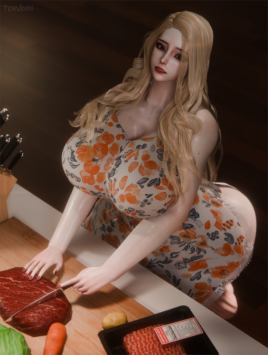 Happy married life slave is forced to lick Mistress's asshole while she prepares delicious dinner🍴
