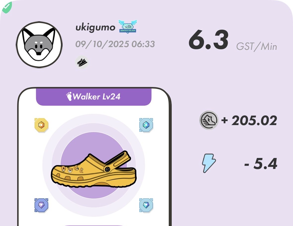 ukigumoSTEPN's tweet image. #STEPN #P国 🐧

本日のOGウォーク🍀

#ActivationCode 
22762810