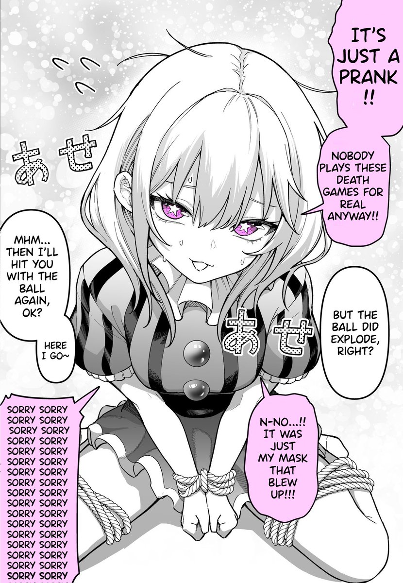 @medatarou1 English Version! [The tables were turned on Death Game Organizer-chan.] 