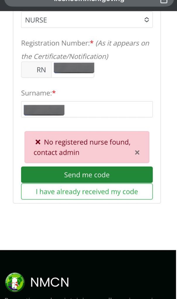 🇳🇬Nurses I need your help!
Are there nurses unable to get their license and certificates after graduation?

If you have this problem and it’s sorted, how did you go about it? 

Some of my colleagues are also not able to open their profile on NMCN portal. 
What’s going on please?