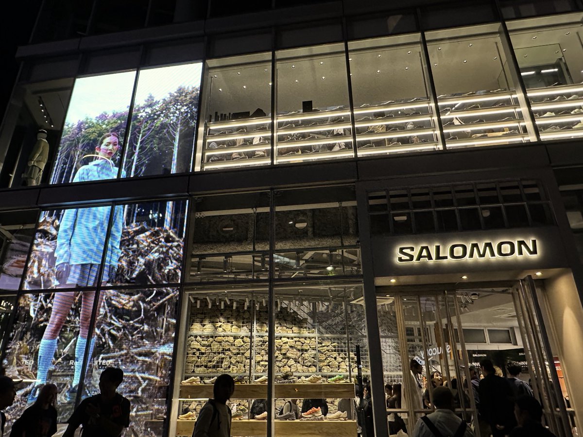 Today’s venue. #SALOMON #ShunTokyo