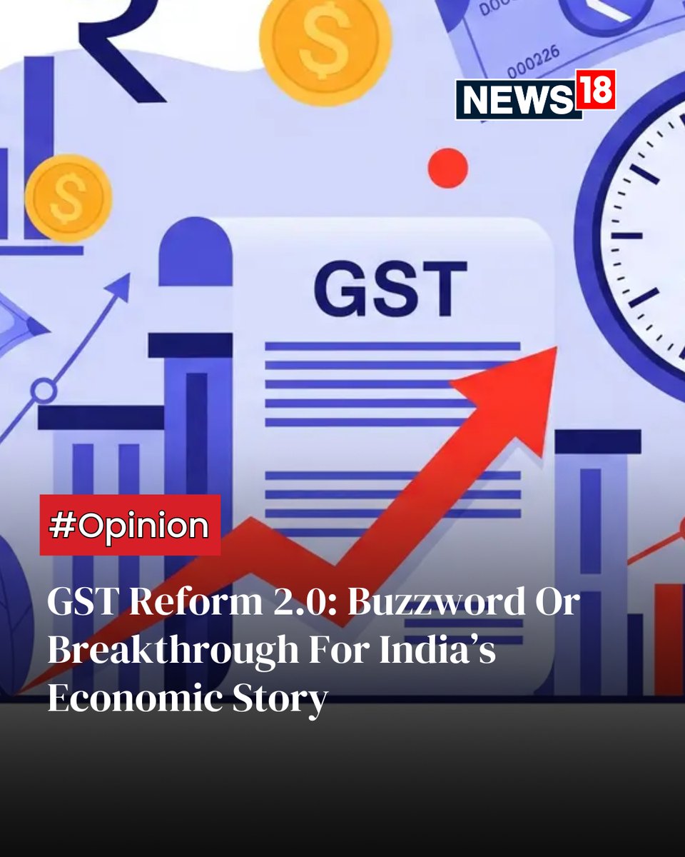 CNNnews18's tweet image. #Opinion | Unintentionally, through mandatory e-invoicing and the creation of the GST Network (GSTN), India was forging a live, verifiable, digital ledger of its entire economy
✍️Dr. Durairaj Kumarasamy, Parthu Venkatesh P And Tisha Virmani
news18.com/opinion/opinio…