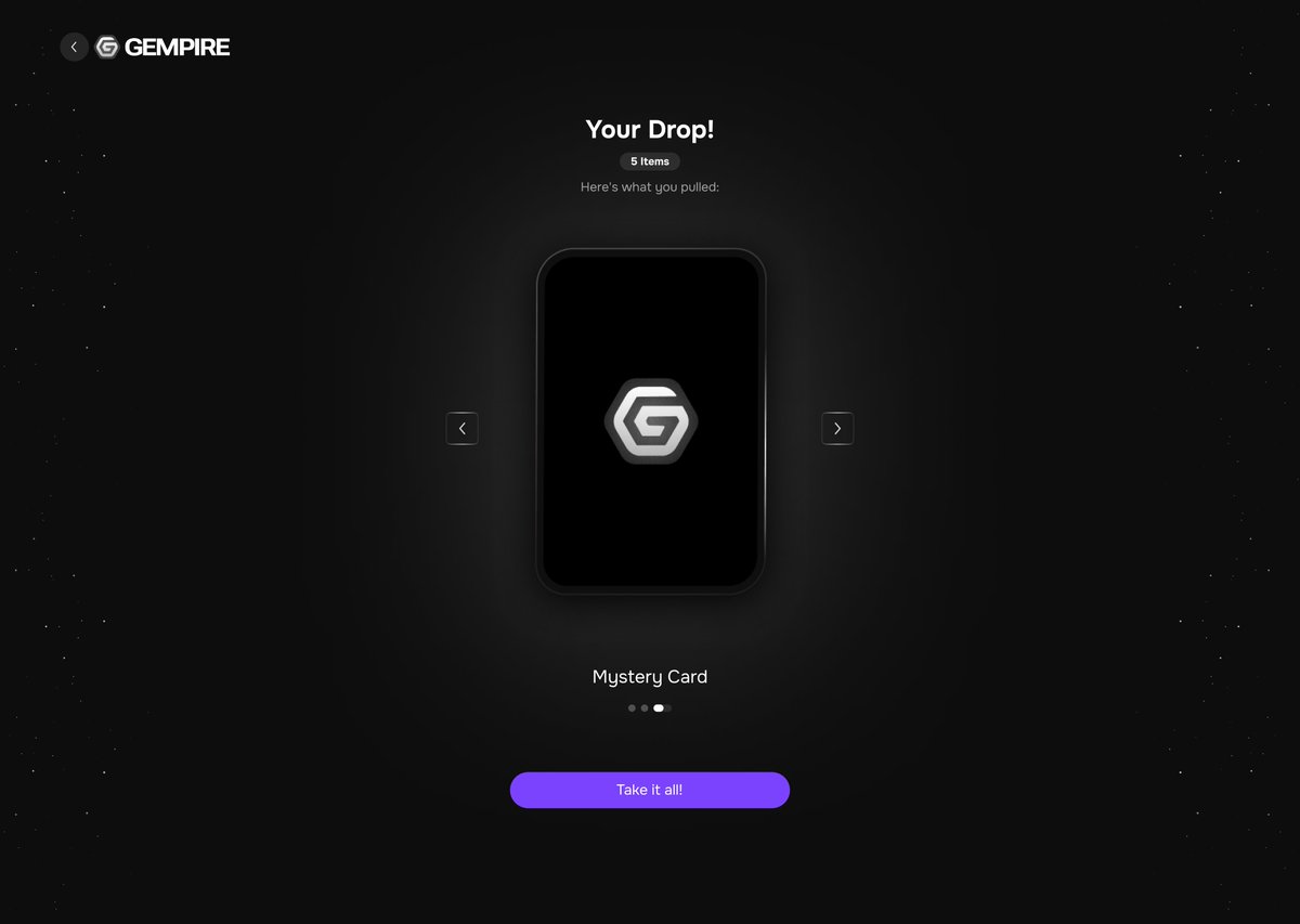 gempire_app's tweet image. What&apos;s inside?