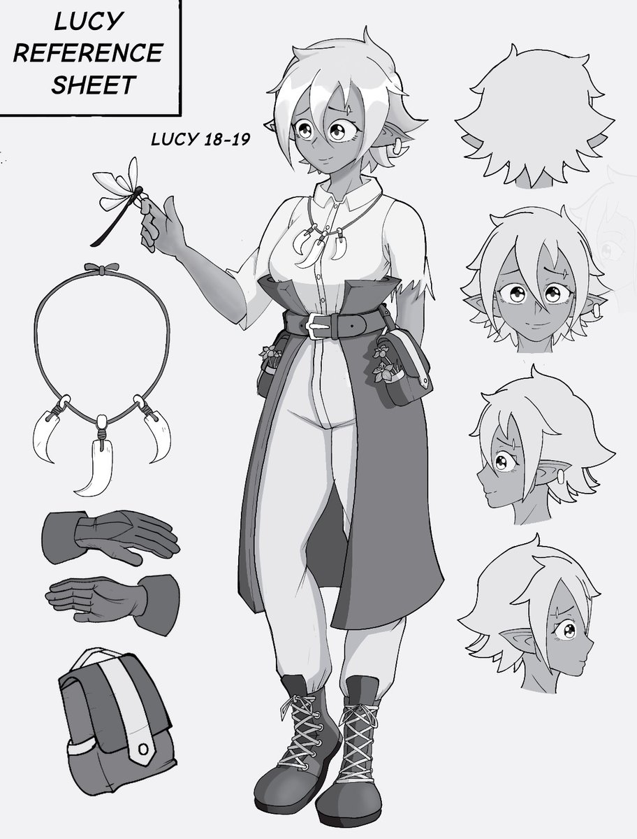 ZedDraws1's tweet photo. Lucy v4 reference sheet is done!.

#fantasy #illustration #drawing #oc #ocart #referencesheet #draw #originalcharacter #art https://t.co/27vFrCy0Wi
