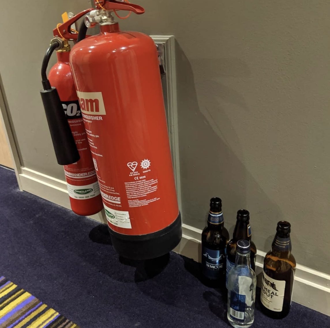 NickKeep_NKA's tweet image. Checking out I noticed this, well what can you say? Mind you it’s better than seeing last nights room service plates with the remnants of curry littered along the corridor. #ThursdayThoughts #HotelLife #conferenceHost #Life