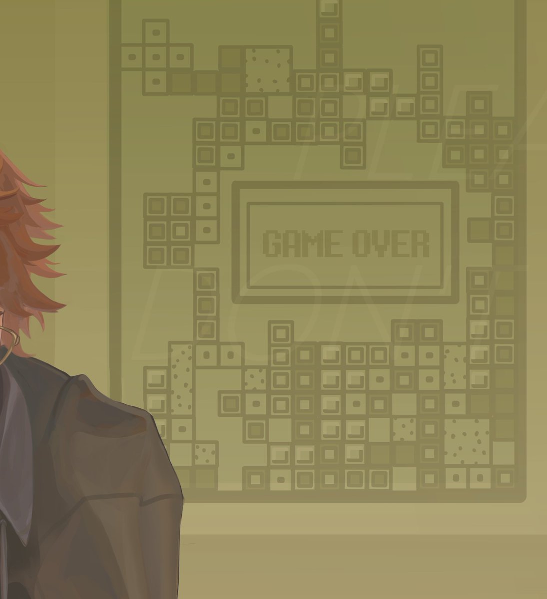 Norsil7's tweet photo. The last one commission I did ◝(ᵔᵕᵔ)◜So proud with details, especially with hair ~ I feel like I got insight on how to do it at that point ( • ̀ω•́ )✧ 

 #portrait #art #digitalart #gameboy #90s #smallartaccaunt #tetris #commission #commissionopen #drawing #art #myart https://t.co/p8SdlalARi