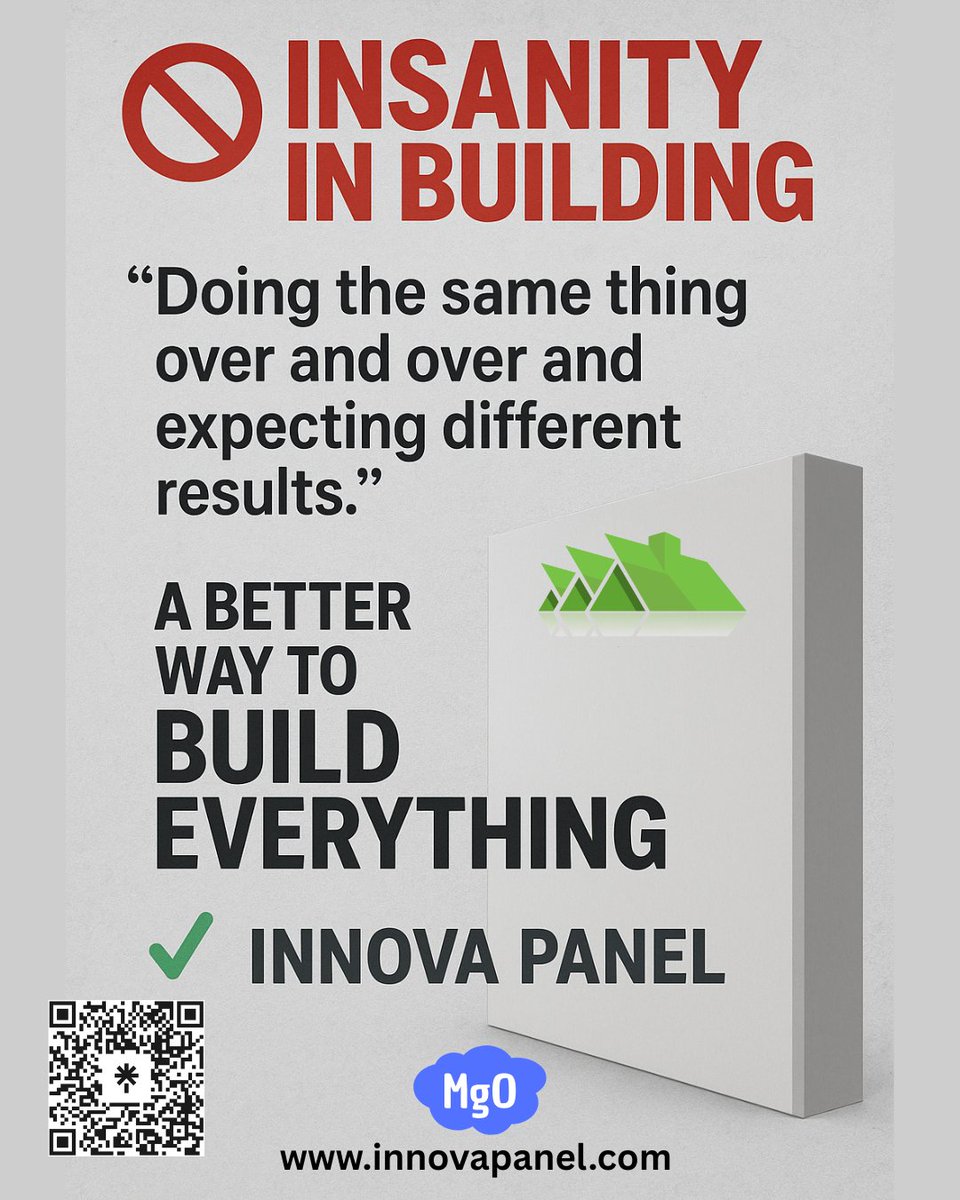 InnovaPanel's tweet image. #Build Everything Better With the #InnovaPanel.

#Construction #BuildingMaterials #Building #MGOSIPs #BuildingHouses #Architecture  #HomeDesigns #MGO