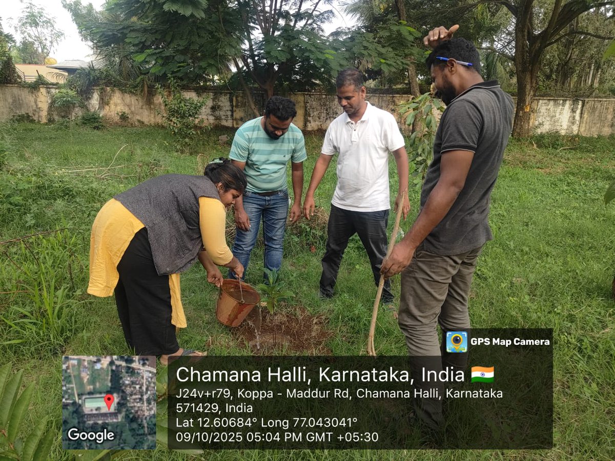 🌱🌱ಪೋಷಣ್ ಮಾಹ್ 'ಏಕ್ ಪೆಡ್ ಮಾ ಕೆ ನಾಮ್' ಕಾರ್ಯಕ್ರಮದ ಭಾಗವಾಗಿ ಎಫ್ ಸಿ ಐ ಆಹಾರ ಸಂಗ್ರಹಣಾ ಡಿಪೋ ಮದ್ದೂರಿನಲ್ಲಿ ಸಸಿ ನೆಡುವ ಅಭಿಯಾನ ನಡೆಸಲಾಯಿತು.🌱🌱As part of poshan mah 'ek ped maa ke naam' plantation drive was held at FCI Food storage depot Maddur🌱🌱