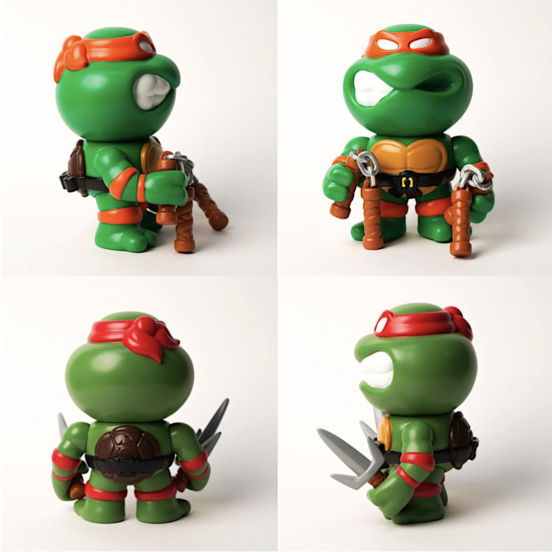 toysrevil's tweet photo. #TOYSREVILTOYNEWS: #TeenageMutantNinjaTurtles Soft Vinyl Project from #ChrisLee X #UnboxIndustries are approx 6" tall #vinyltoys X 4 available now on https://t.co/OJYaw6gPe5 as Singles (US$57.50) & Full Set (US$220). Preorder ships mid-October.
#toynews
#toysblog https://t.co/XQ4ClrJoLC
