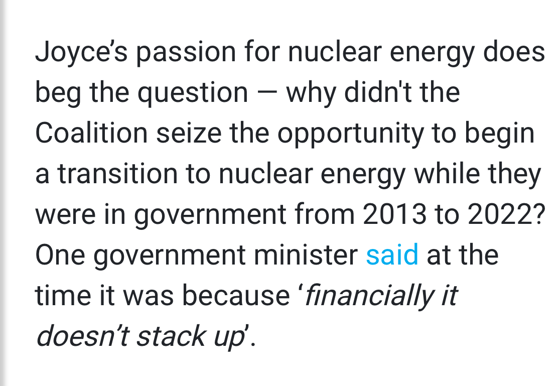 NadiaWa35758056's tweet photo. @colonelhogans #LNPLostDecade never put #LNPNuclearScam in Parliament
#LNPNeverAgain
#LNPLiars
#CorruptPropagandaMedia https://t.co/Qccpoozuce