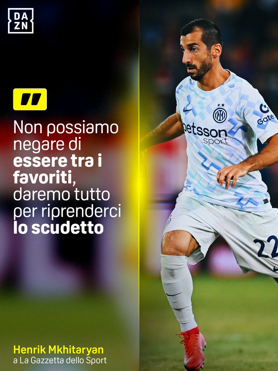 DAZN_IT's tweet image. Mkhitaryan fissa l'obiettivo per l'Inter 🏆⚫🔵

#Mkhitaryan #Inter #DAZN