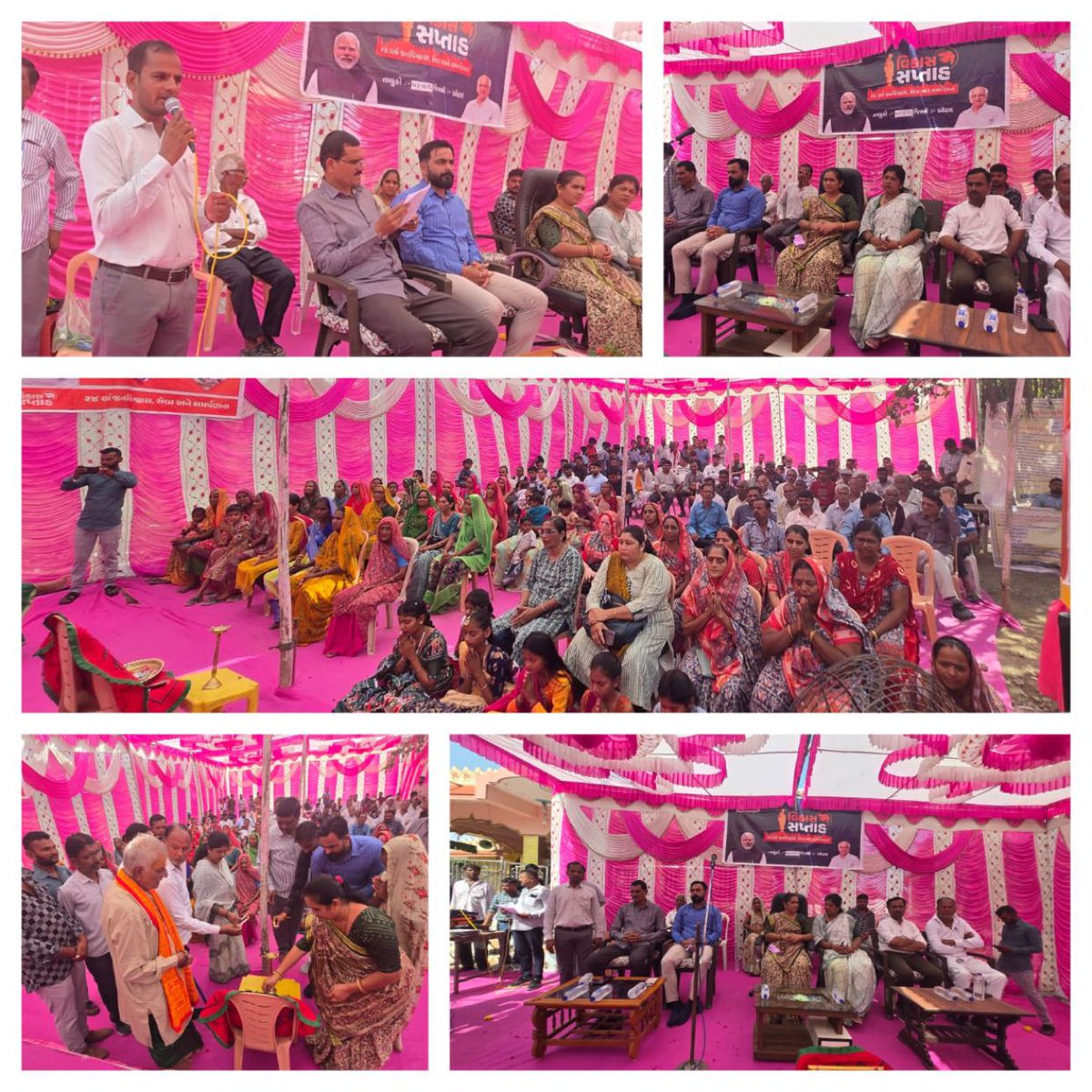 barwalaglpc's tweet photo. આજ રોજ બરવાળા તાલુકાના પોલારપુર,ભીમનાથ,ચોકડી અંકેવાળિયા ગામમાં વિકાસ સપ્તાહ અંતર્ગત કાર્યક્રમ મા એનઆરએલએમ યોજનાના બહેનો હાજર રહ્યા હતા અને સાફલ્ય ગાથા બહેન દ્વારા રજૂ કરવામાં આવેલ https://t.co/c0UacicB8O