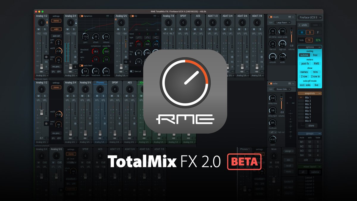 RME Audio 💙 tweet media