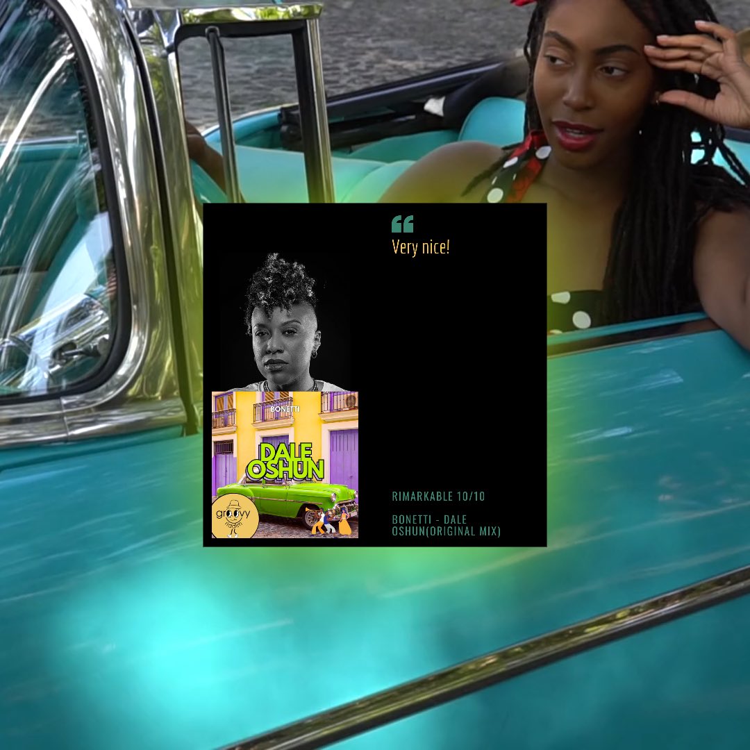 groovy_riddim's tweet image. 💪🏾Another supporter of ‘Dale Oshun’ by @__Bonetti is @iamRimarkable!

🔝💯This track is in the Top 100 Afro / Latin / Brazilian Traxsource’s list. [#27]

🛒Get it exclusively now on @traxsource: traxsource.com/track/13916365…