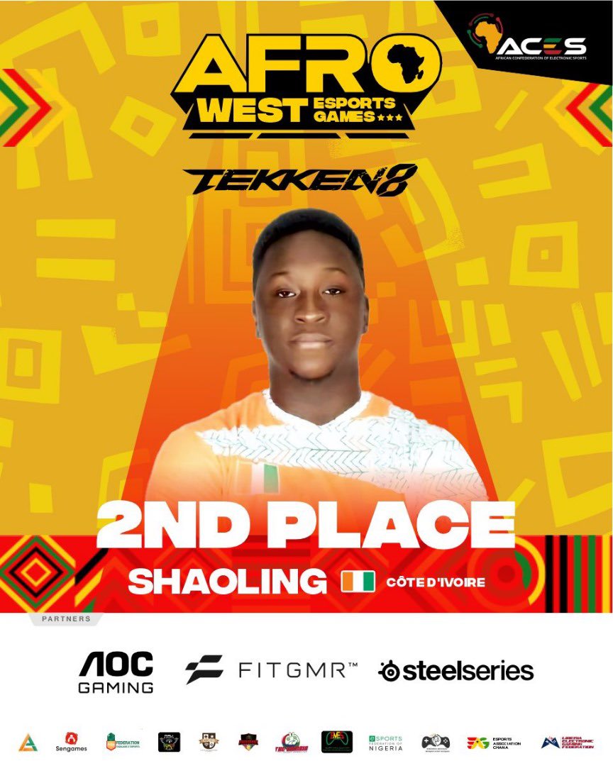 🥈 AFRO WEST ESPORTS GAMES – TEKKEN 8

<a href="/JunyShaoling/">SHAOLING</a> décroche une 2ᵉ place lors de la compétition régionale Afro West Esports Games,

Bien joué Champion 👊

#Tekken8 #AfroWestEsports #ACES