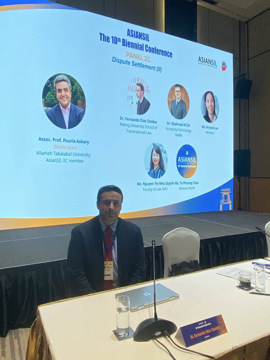 Today I presented a paper at the 10th Biennial conference of the Asian Society of International Law in Hanoi, Vietnam. Kudos to AsianSIL and the Diplomatic Academy of Vietnam on a flawless organisation.