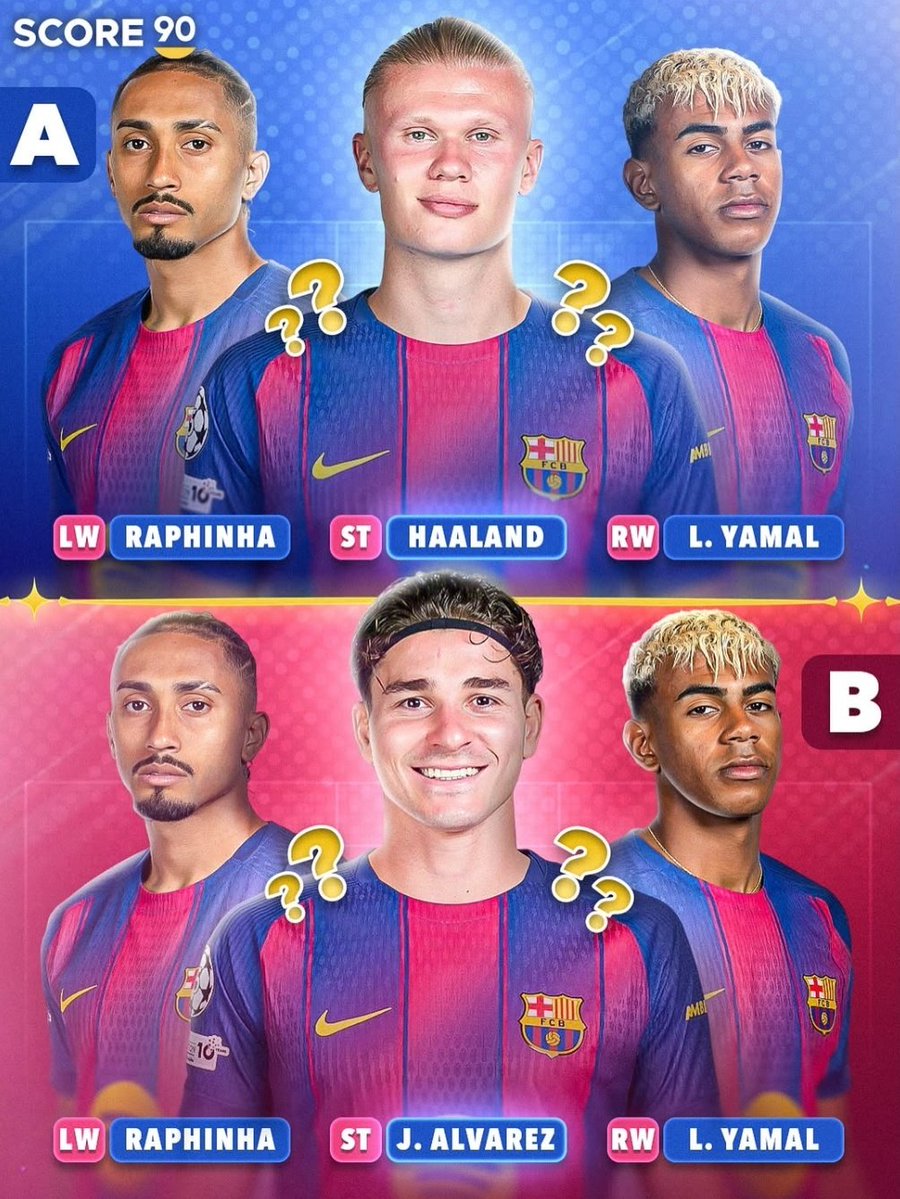 dna_blaugrana's tweet image. Você escolheria a opção 🅰️ ou 🅱️ ?