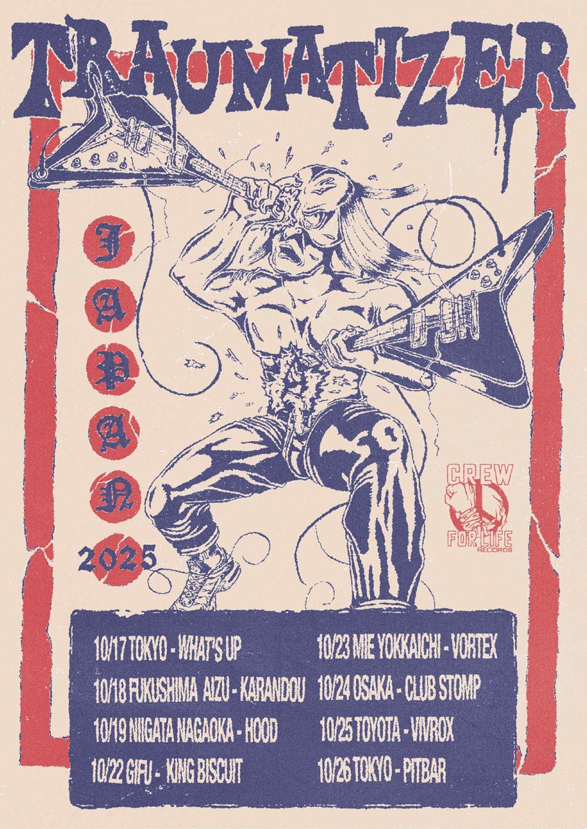 goodfellowz_hc's tweet photo. ⚡️HIGH ENERGY HIGH VOLTAGE Vol.44⚡️10/19(sun)@hood_nagaoka 
【TRAUMATIZER JAPAN Tour】

act:
TRAUMATIZER(Haarlem,NL)
CRUCIAL SECTION(Tokyo)
SCRUMHALF
SS-20
GOODFELLOWZ

open 16:00 start 16:30
¥3,000 20歳以下無料 +1drink ¥500 https://t.co/Y3h2cc38AK