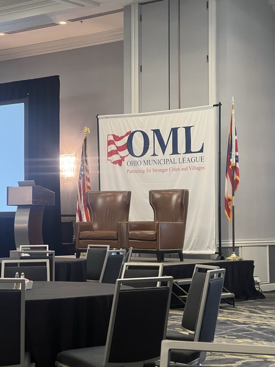 At the Ohio Municipal League Conference for 2025.