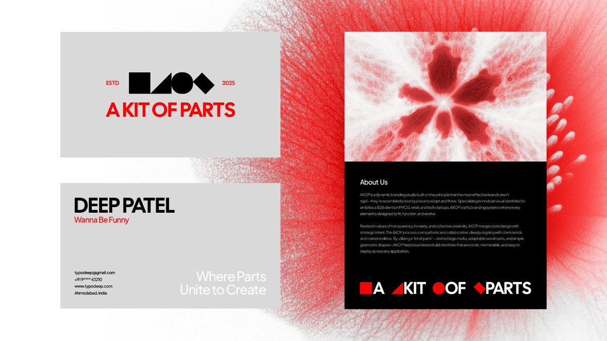 typodeep's tweet image. Seeing AKOP’s brand come alive in mockups is pure magic! 

Logo, colors, typography, images

all working together like a team. That’s branding that speaks loud and clear.

Ready for your brand to do the same? 

#Branding #VisualIdentity