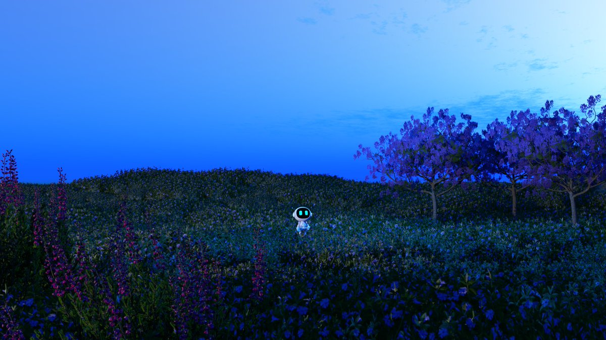 RTechno3d's tweet image. 日が昇り始めた無人島です🌅出航するために船に向かっているロボットです🏝️ #3DCG #Robot