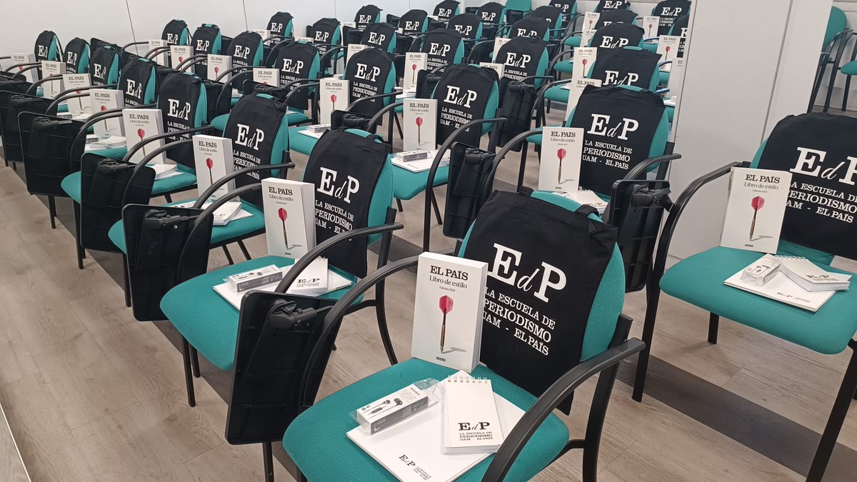 Todo preparado para recibir el lunes a los alumnos de la 40ª promoción del Máster de Periodismo UAM-EL PAÍS.