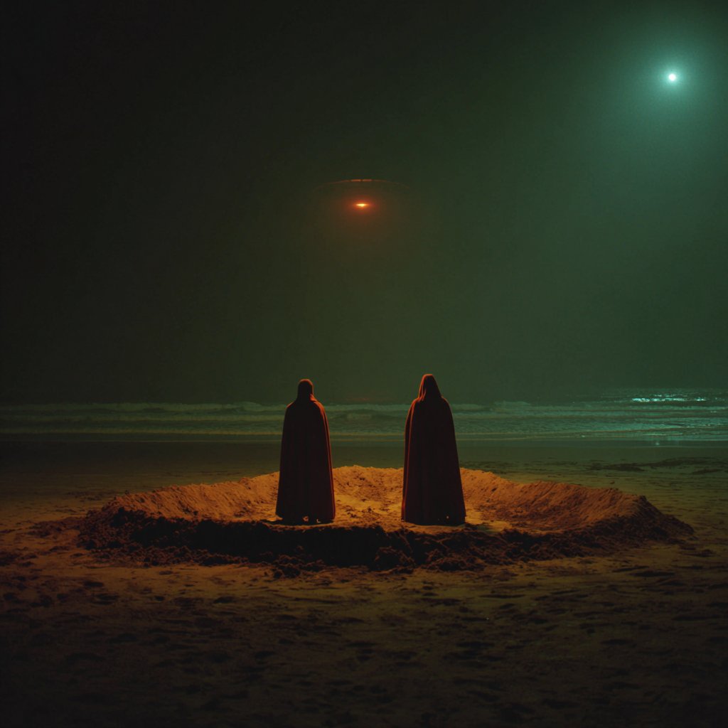 SantiCamach0's tweet photo. 🌊 Conil, 1989. Cinco chavales ven cómo dos seres extraterrestres SE TRANSFORMAN en turistas nórdicos en plena playa. Un poli municipal lo confirma. La Guardia Civil también lo vio (pero nunca habló).

¿Mutantes infiltrados o delirio colectivo?
👽
https://t.co/1nFwreKvTf https://t.co/MrWxOvdbLs