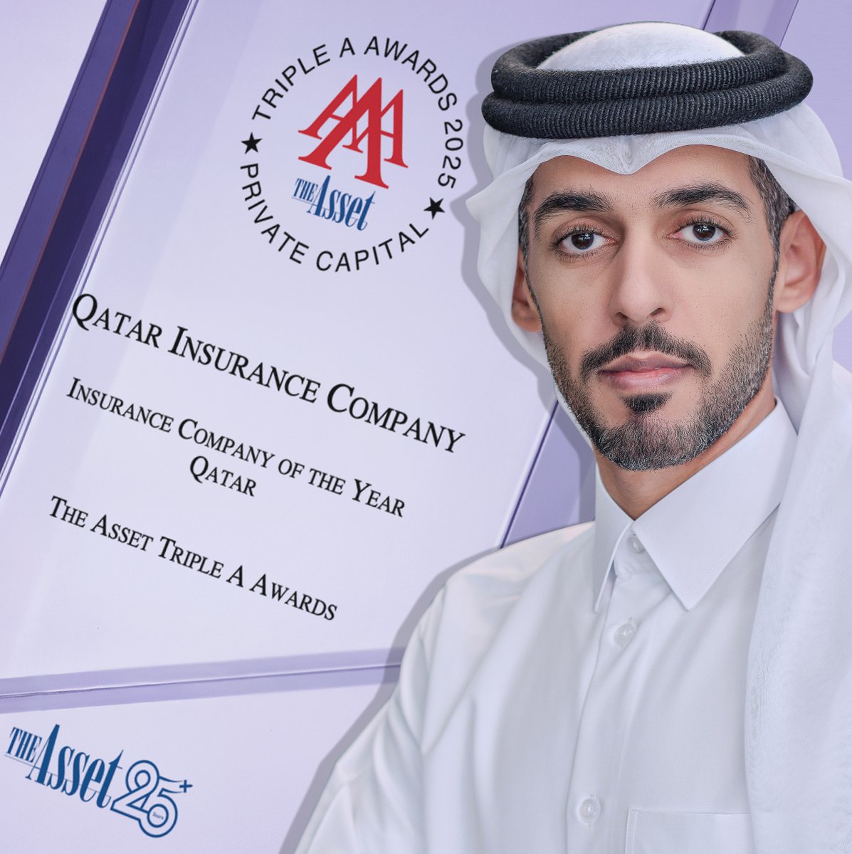 تكريم شركة قطر للتأمين كـ "شركة التأمين الرائدة في قطر" في جوائز The Asset Triple A Private Capital 2025 تقديراً لريادتنا الرقمية وتميّزنا في خدمة العملاء وقوتنا المالية.

#قطر_للتأمين #QIC #التميز_الرقمي