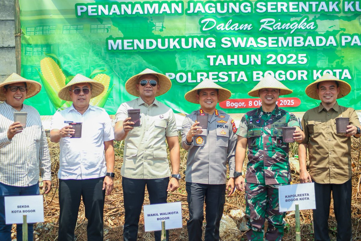 Pemkot Bogor Dukung Swasembada Pangan Inisiasi Polri is.gd/kzc6cr

#Pemkotbogor