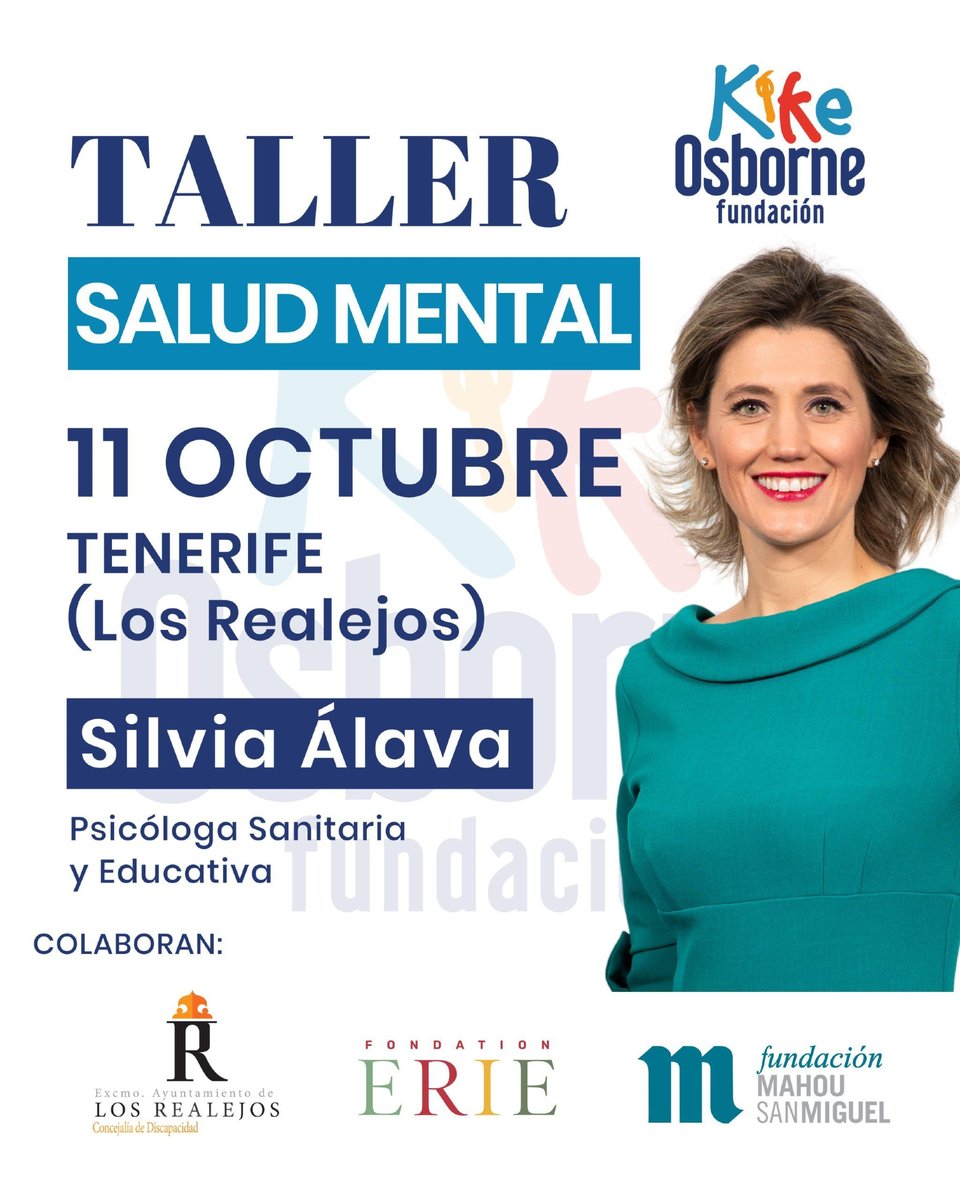 Dirigido a familias de personas con discapacidad para abordar con ellas el autocuidado y la gestión emocional
Inscripciones a través de la app ‘+Family’ linktr.ee/fundacionkikeo… o del número de teléfono 659 372 295.