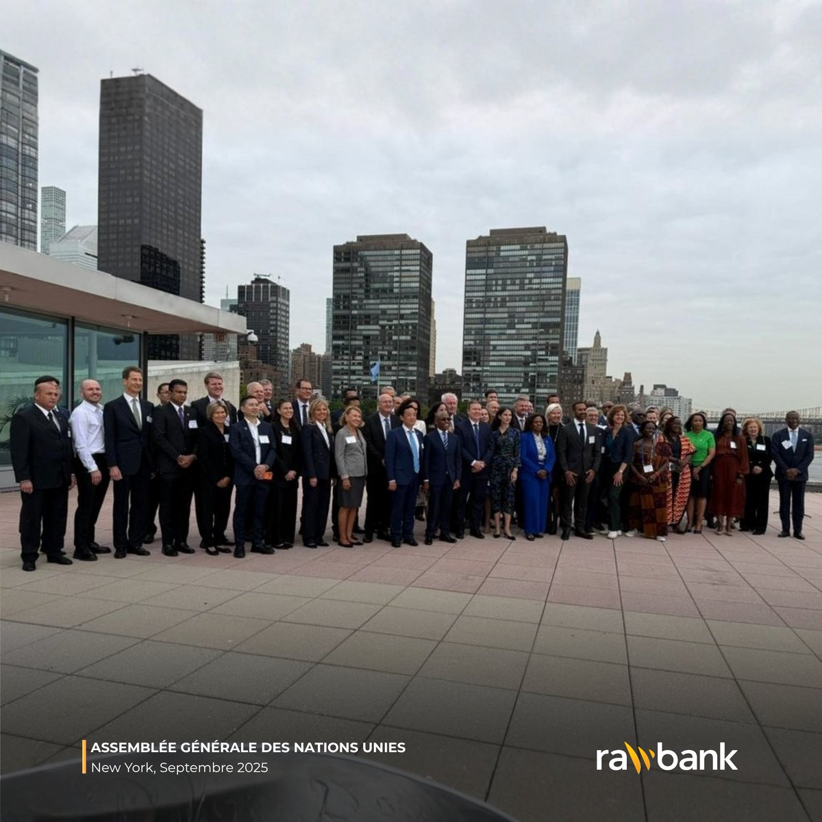 Rawbank a pris part à l’Assemblée générale des Nations Unies à New York 🌍

Aux côtés du #globalcompact, nous avons réaffirmé un message fort : l’Afrique agit, elle transforme.
Engagée pour une finance durable et le développement du continent, Rawbank agit pour un avenir