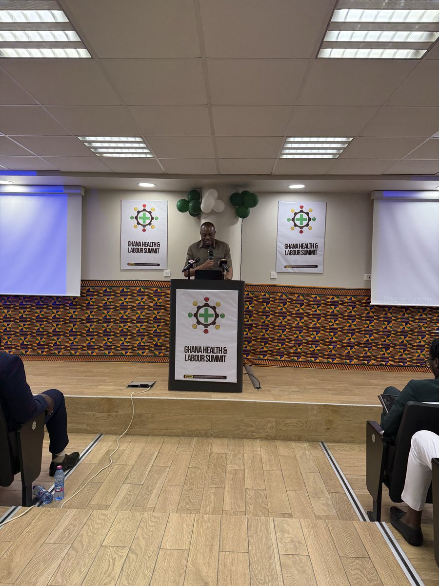 MentaPulse_'s tweet photo. Hon. Dr. Abdul-Rashid Hassan Pelpuo, Minister of Labour, Jobs and Employment, shares compelling insights on enhancing productivity and prioritizing health in the workplace.

 #GHLSummit25 https://t.co/gdZgF8MZed