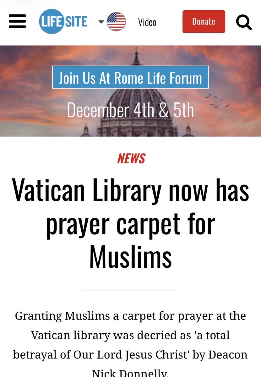 GoldingBF's tweet image. What next, a mosque in the Vatican?
Time for everyone to mass desert the Roman Catholic Church 😡