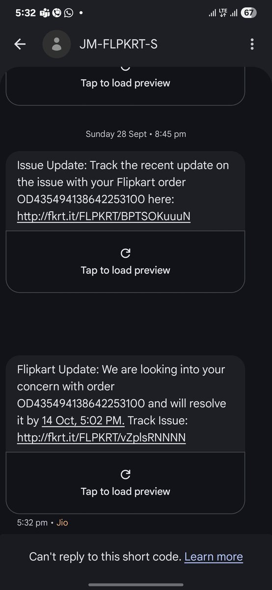 MayorwestQ's tweet photo. @flipkartsupport New update they gonna resolve it by oct 14 https://t.co/icZ8qSjexP
